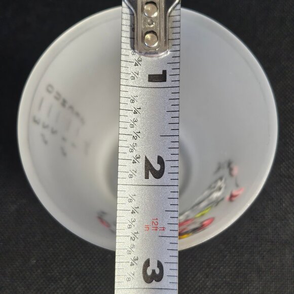 Vintage.1950s Frosted Fad Studios Set of 3 Shot Measuring Glasses Can Can Girls - Picture 9 of 9